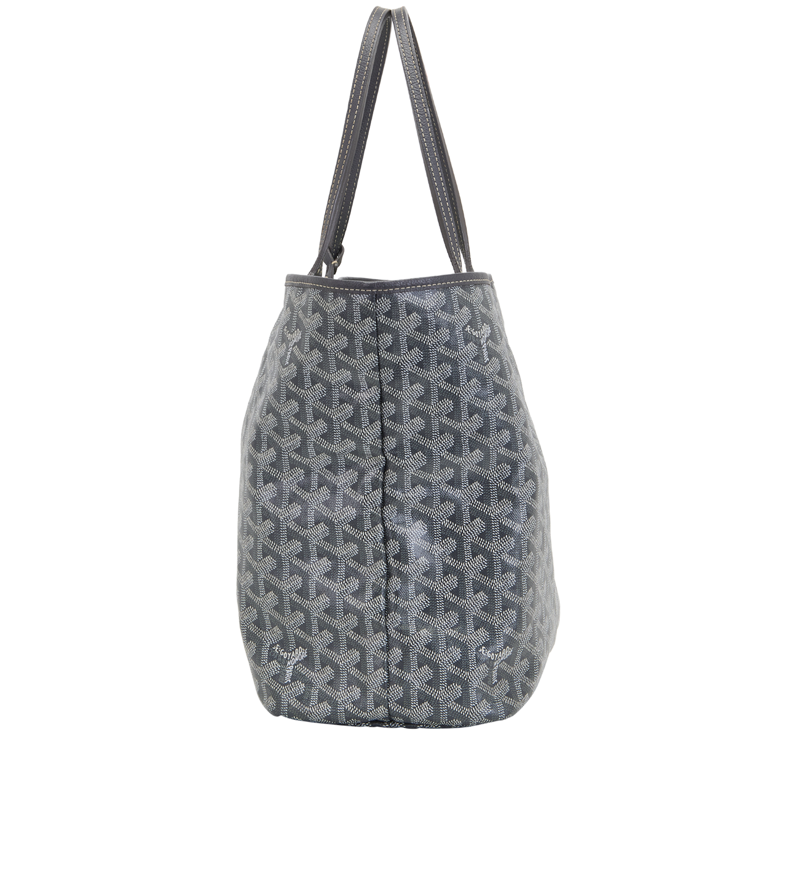 Saint Louis PM, &pound;1,500, Handbags, Grey, Canvas, Side view